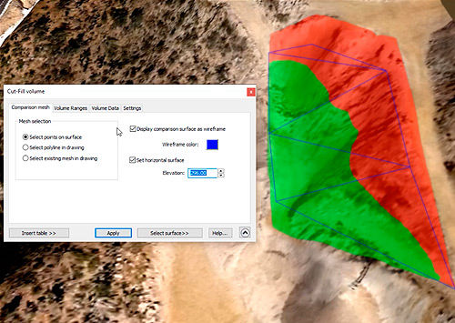 CAD-Earth Instant Cut-Fill